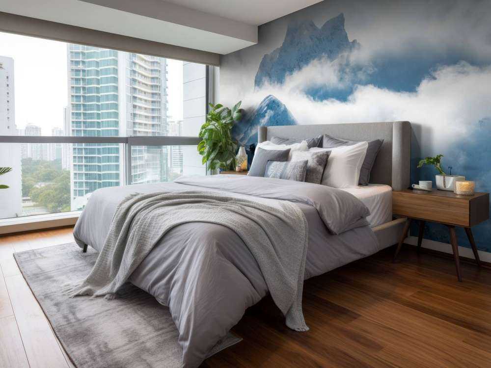 Brume sur les sommets de Winterberg.