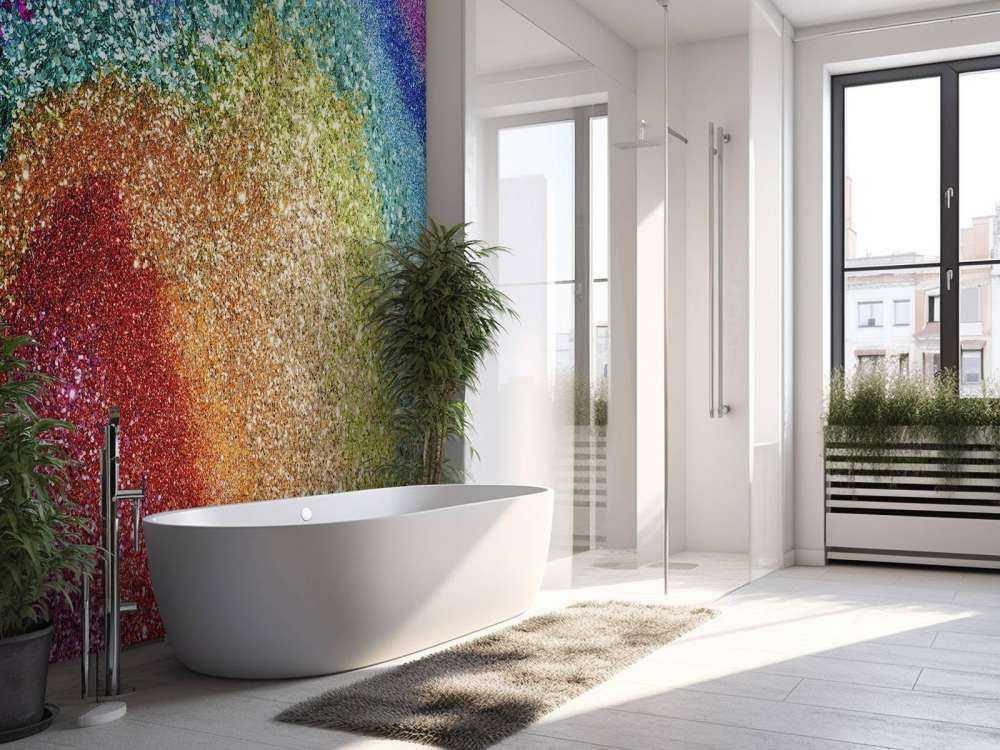 Paillettes arc-en-ciel