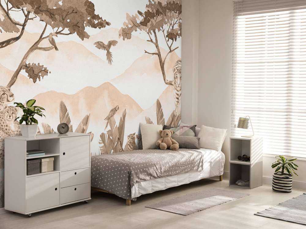 Prédateurs dans la jungle taupe