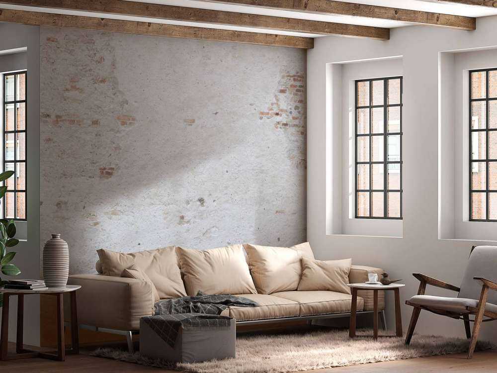 Vieux mur avec crépi