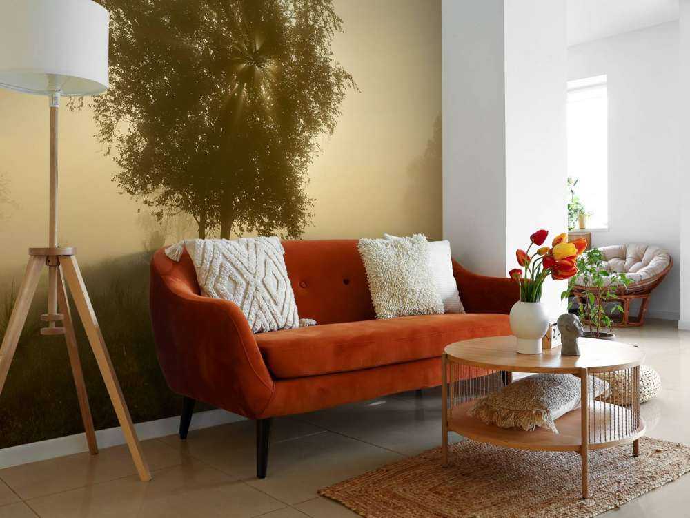 Lever de soleil doré