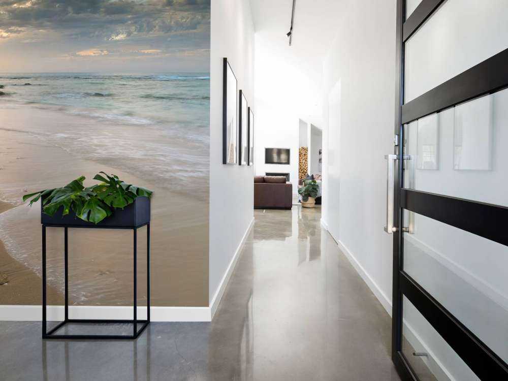 Coucher soleil sur la plage