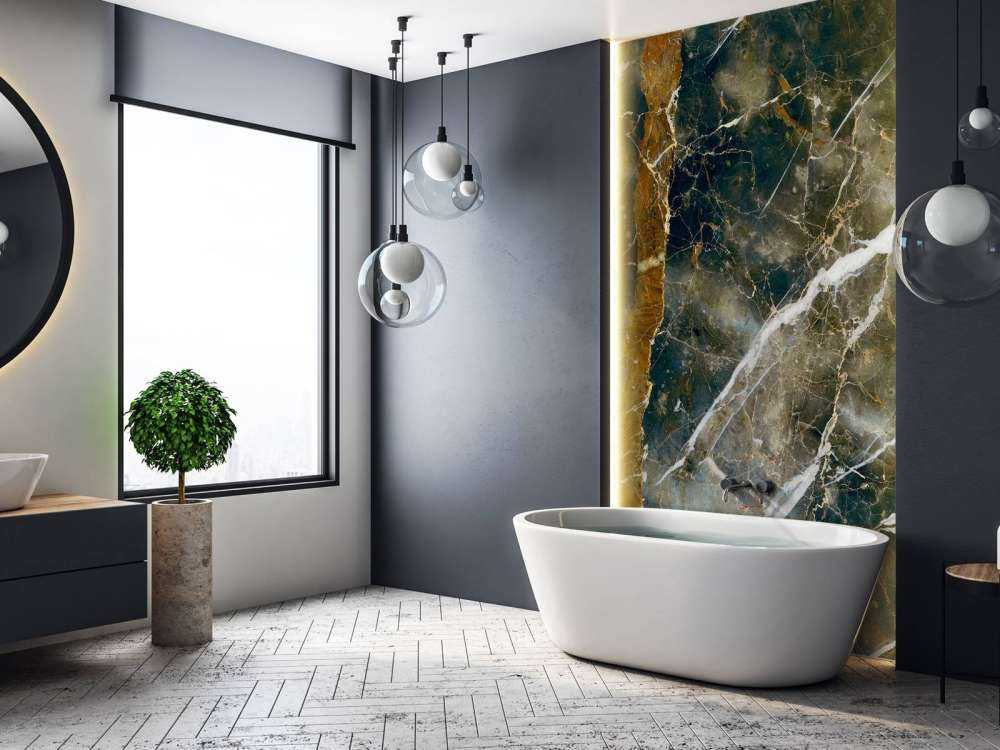 Marbre avec structure de nuages