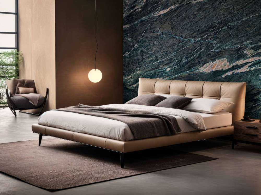 Marbre à structure ondulée