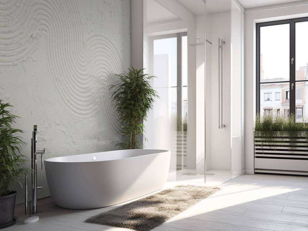 Texture de jardin zen