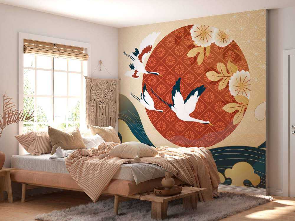 Coucher de soleil luxueux