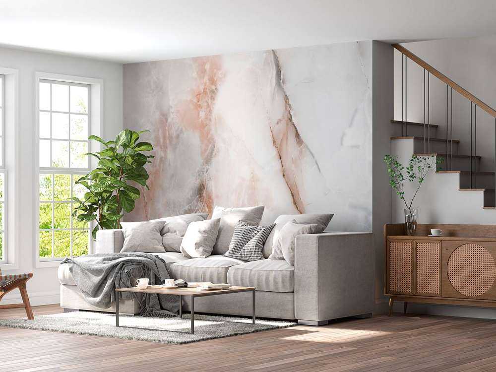 Marbre avec une teinte rose