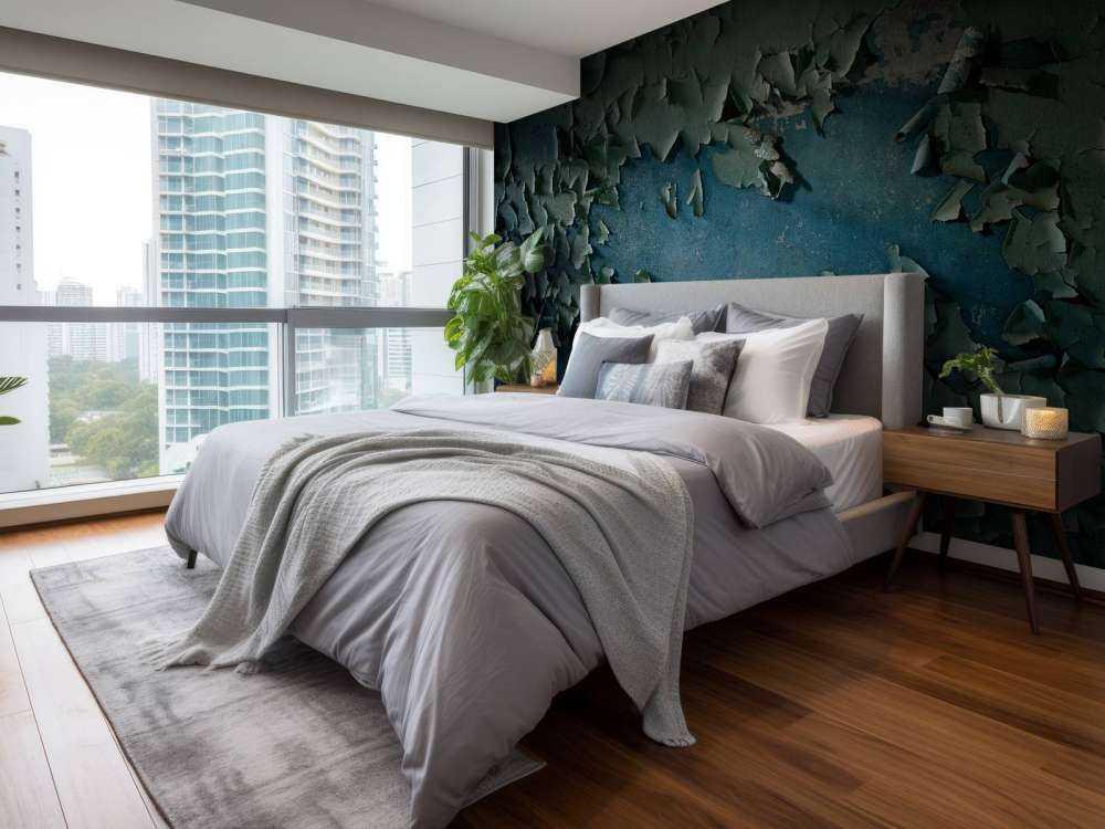 Peinture murale vieillie