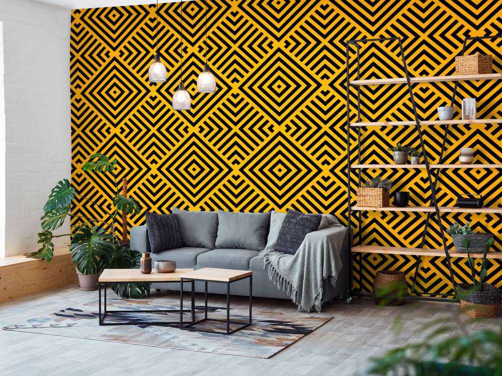 Art déco noir et or