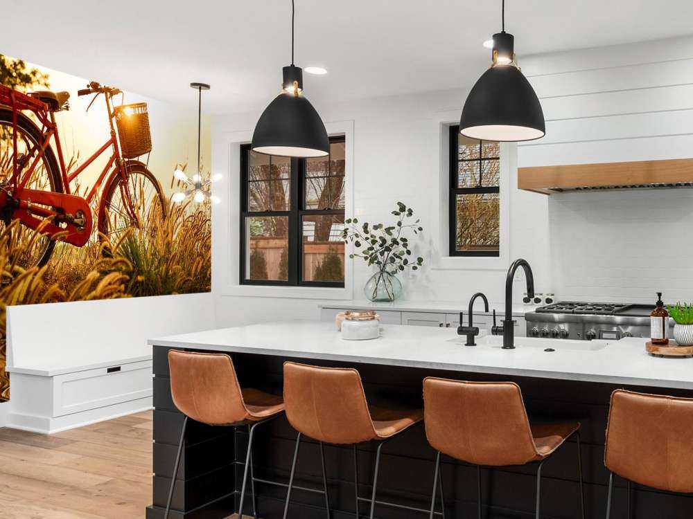 Vélo coucher du soleil