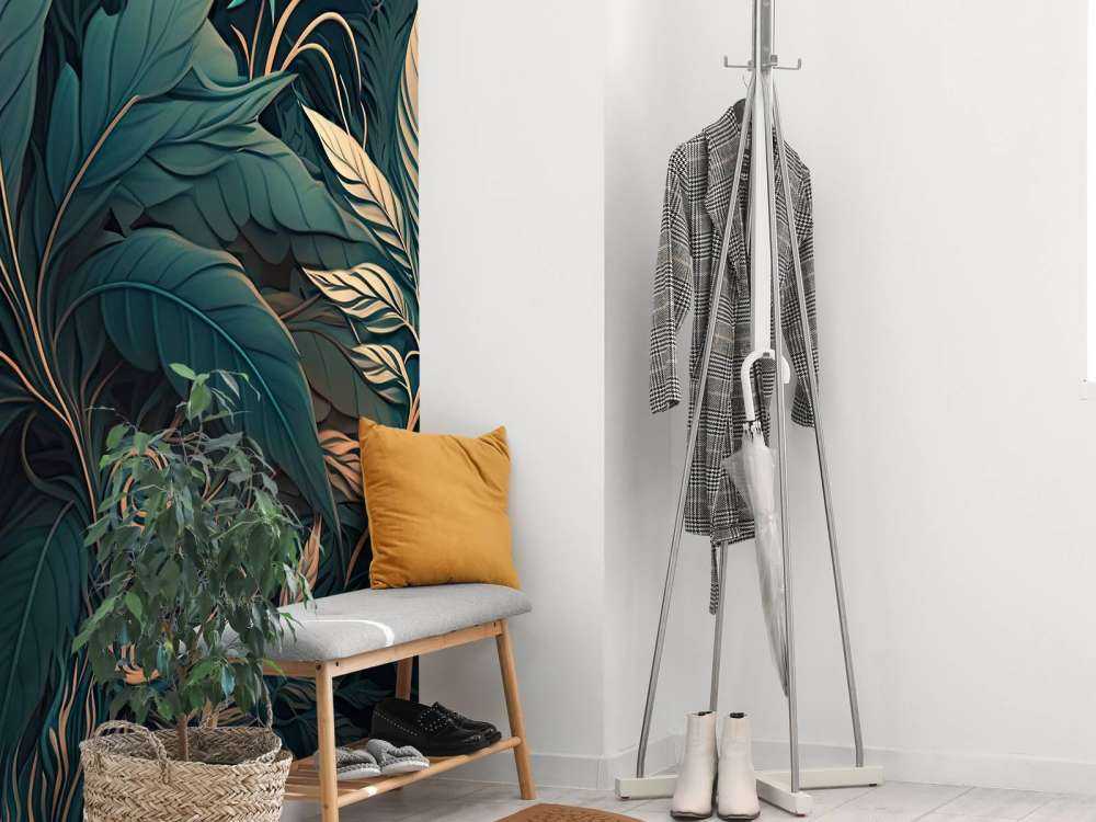 Design de la nature bleu canard