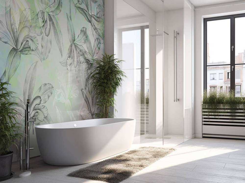 Harmonie d'orchidées aquarelle