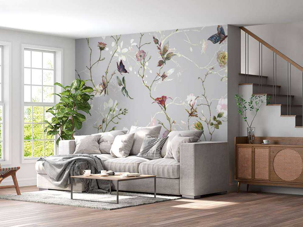 Flore de papillons Jeu de lumière