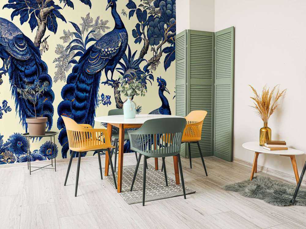 Splendeur&#x20;du&#x20;paon&#x20;bleu&#x20;royal