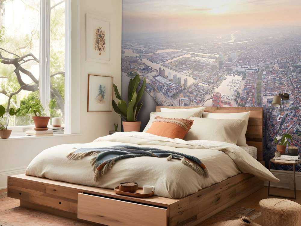 Photo aérienne Escaut Anvers