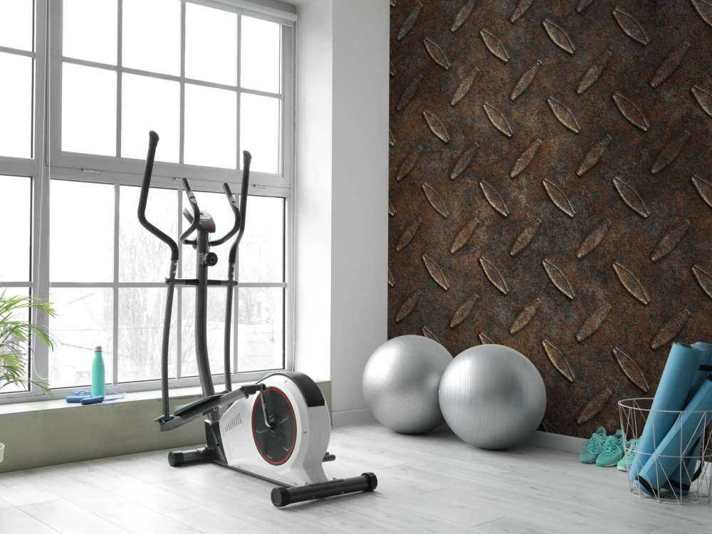 Urban grit fusion rusty diamond plate