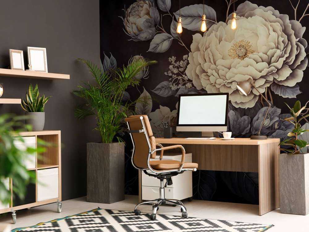 baroque, floral, grand et sombre