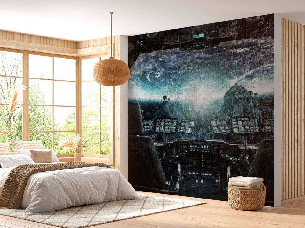 Cockpit d'un vaisseau spatial