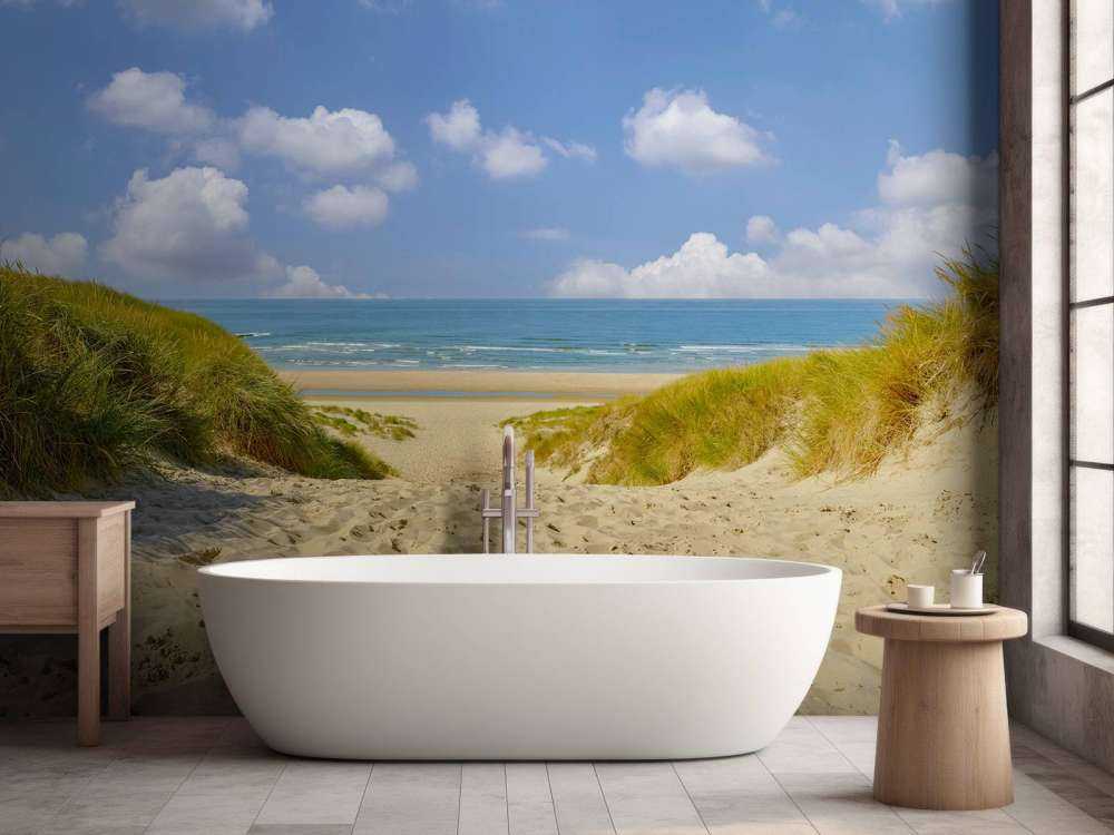 Promenade à travers les dunes