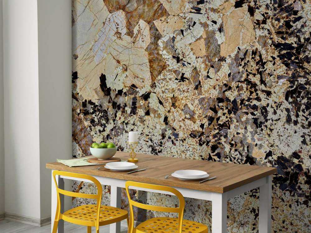 Marbre de couleur marron