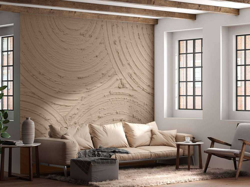 Cercles Zen avec structure en taupe