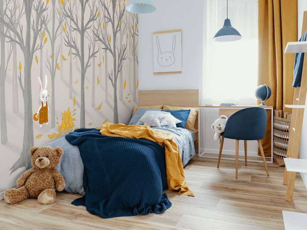 Animaux de la forêt en automne