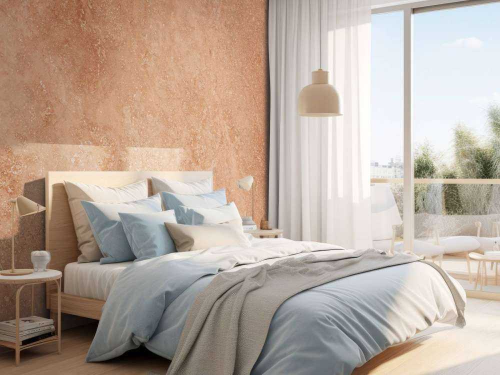 Marbre couleur terre cuite