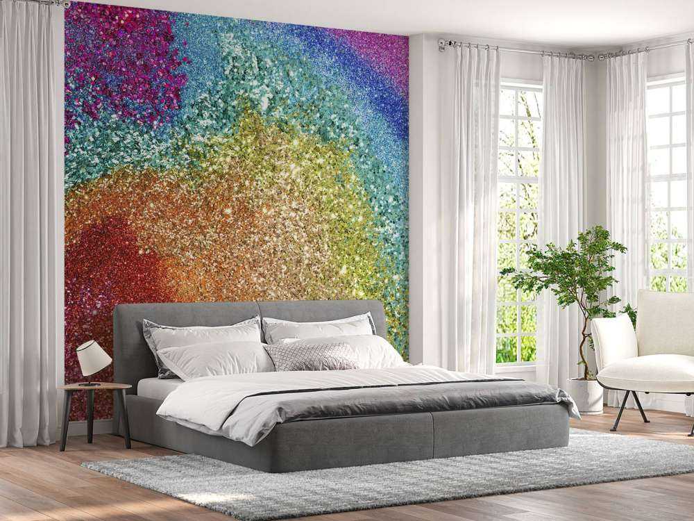 Paillettes arc-en-ciel