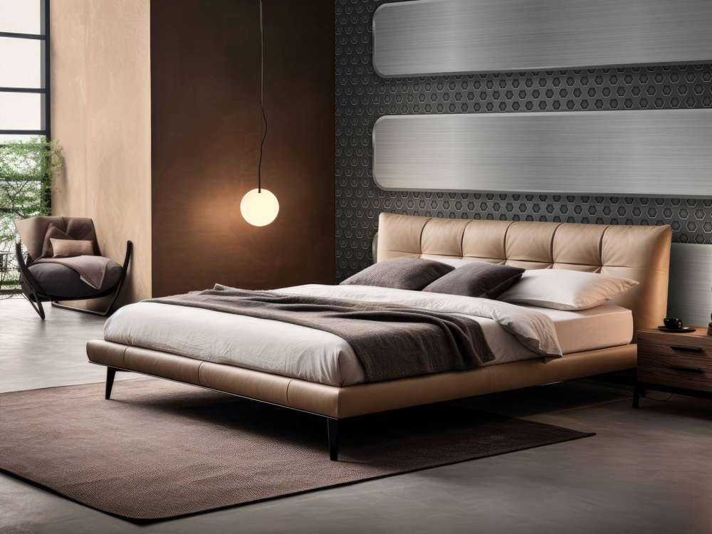 Fond métallique avec plaques