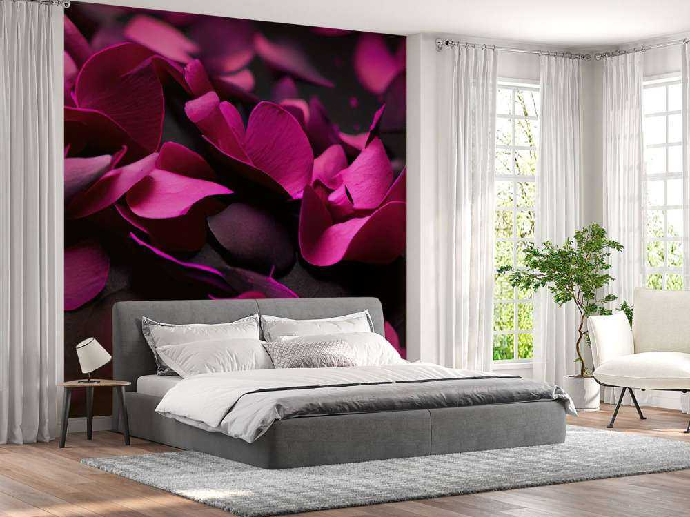 Hortensias rose foncé