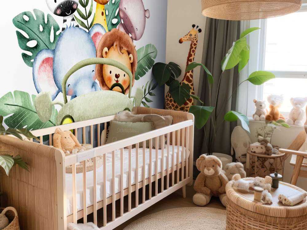 Animaux de safari dans une jeep