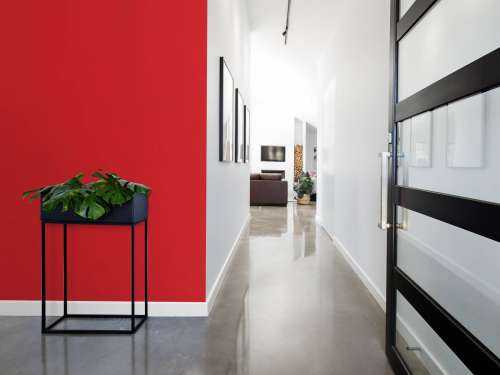 Béton rouge rubis