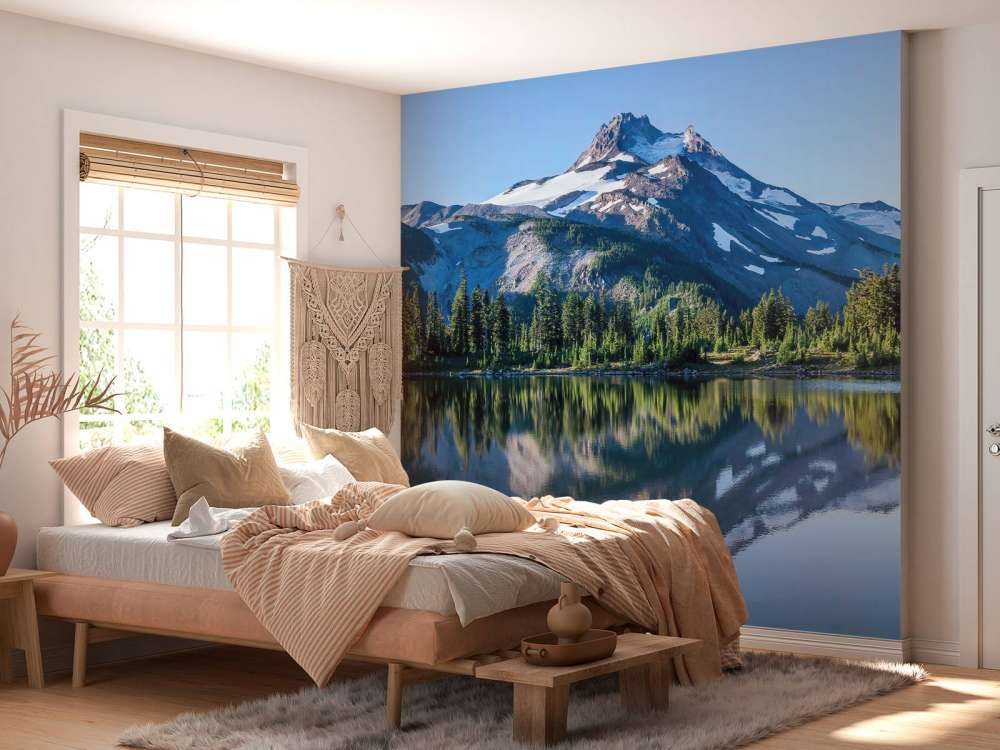 Photo fond d'écran montagnes de neige