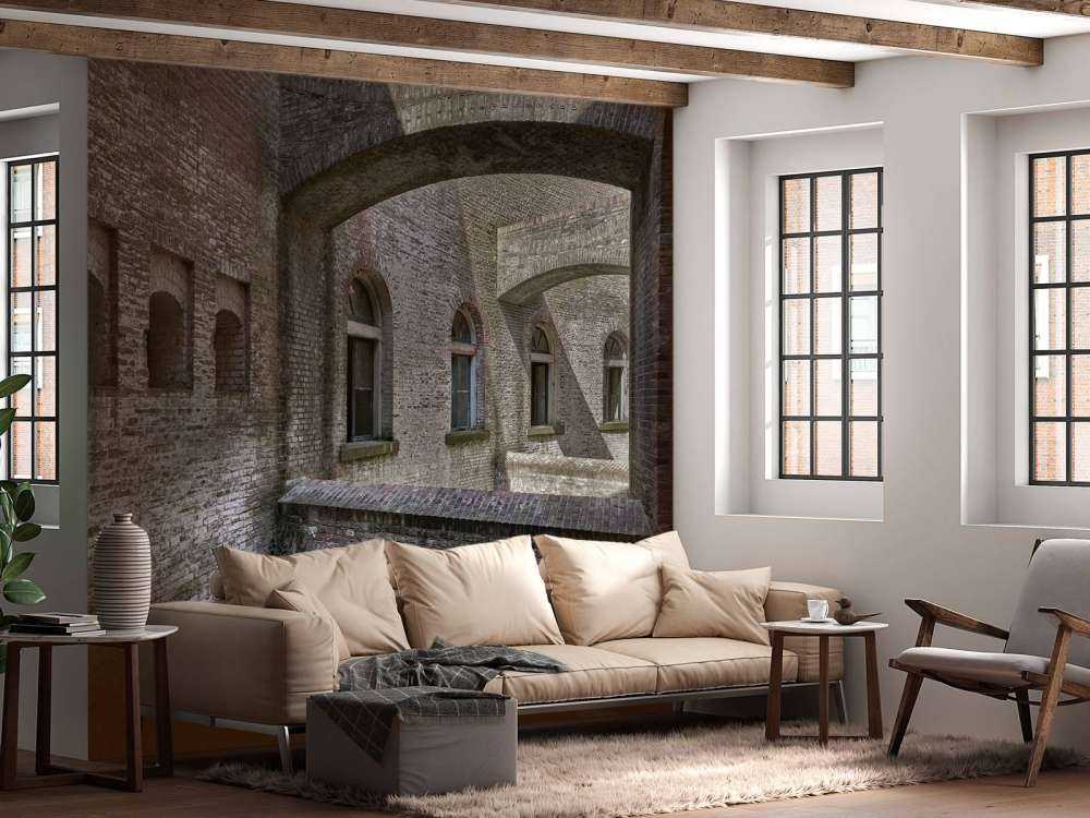 Ancien bâtiment avec des arcs