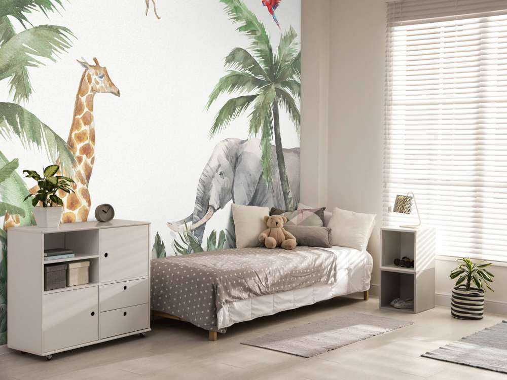 Animaux de la jungle coloré