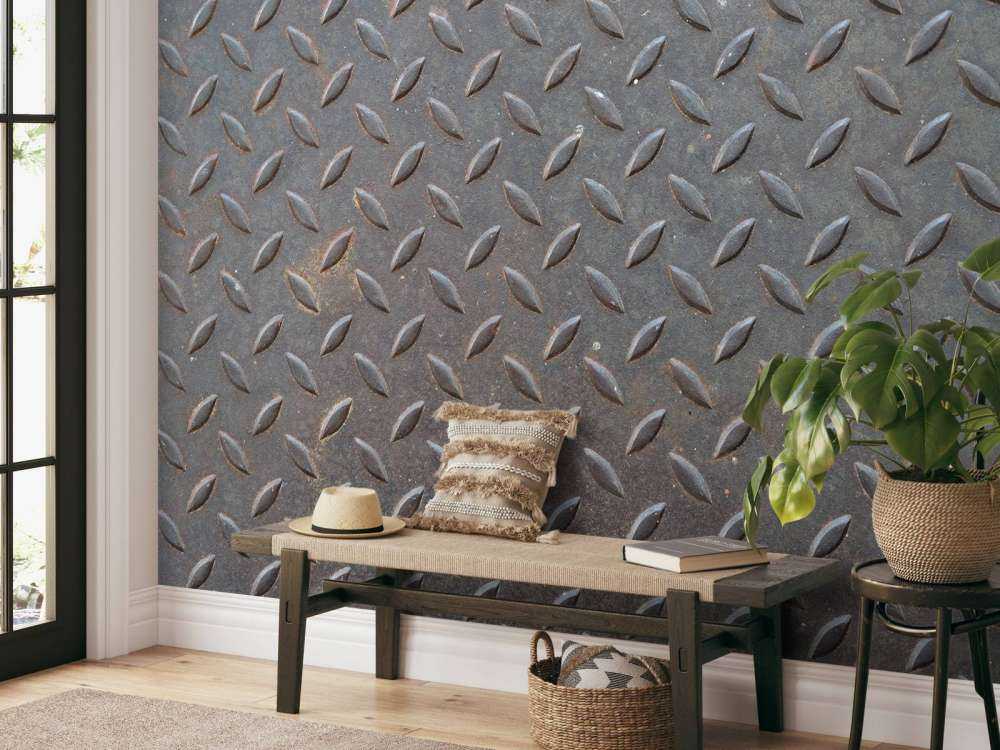 Gros plan sur l'acier