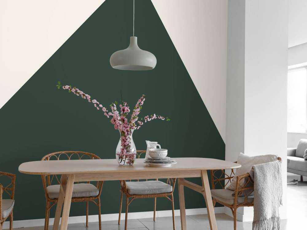 Triangle, vert foncé