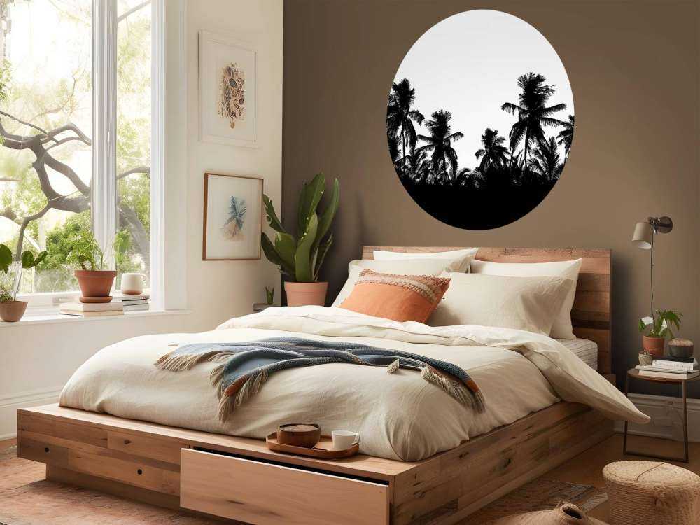 Silhouette de palmiers