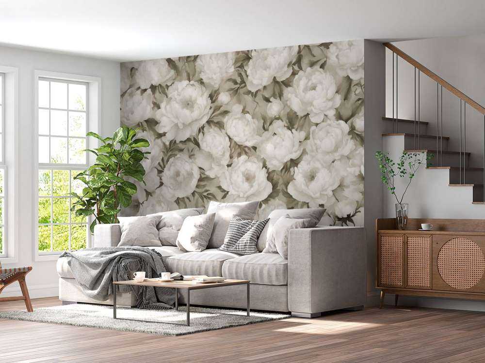 Mur Jaune de Pivoine