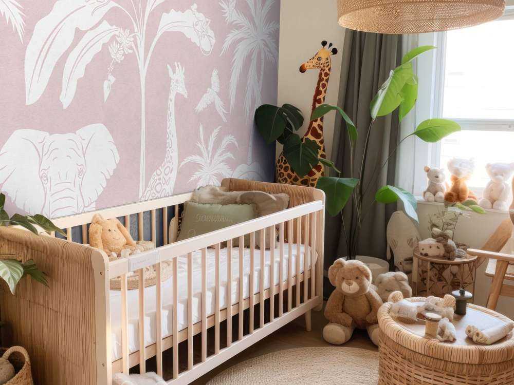 Jungle Monochrome - Rose