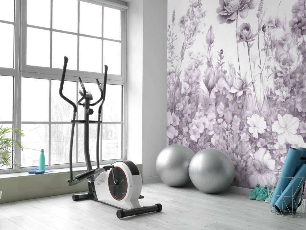 Fleurs de mon âme sans couture - lavande