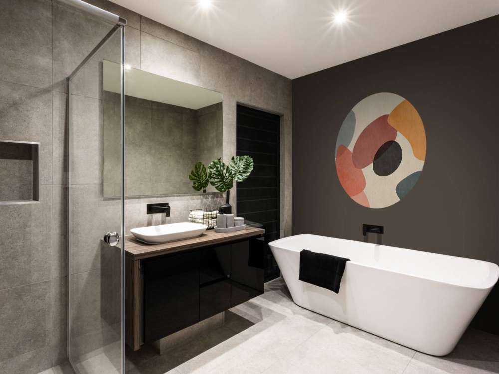 Formes organiques en couleurs rétro