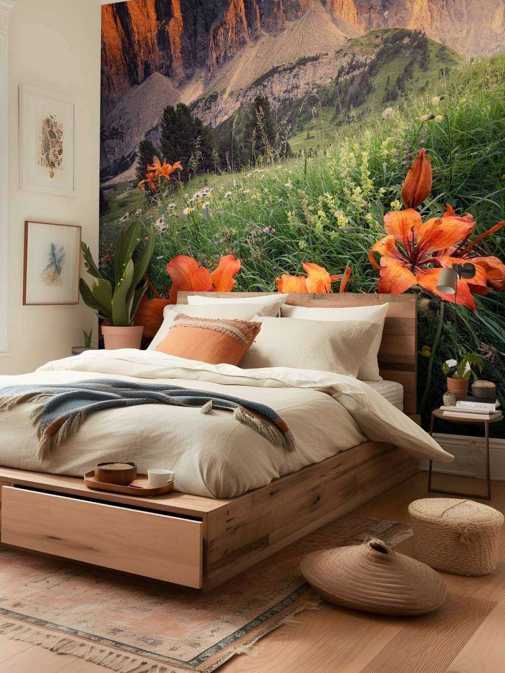 Lueur d'été dans les Alpes