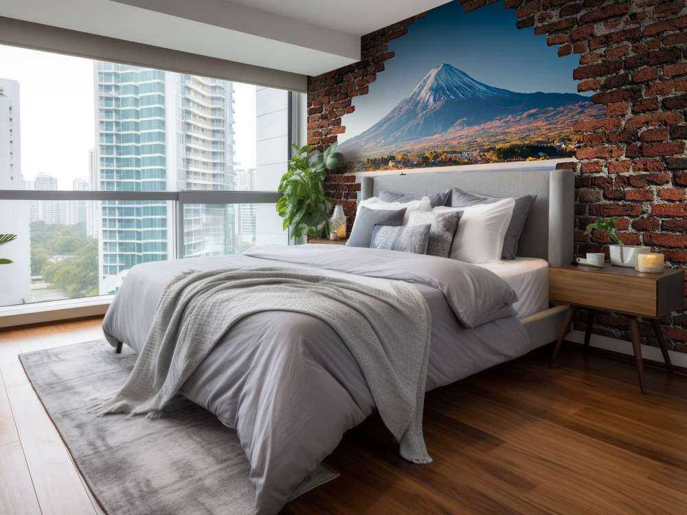 Vue sur le mont Fuji