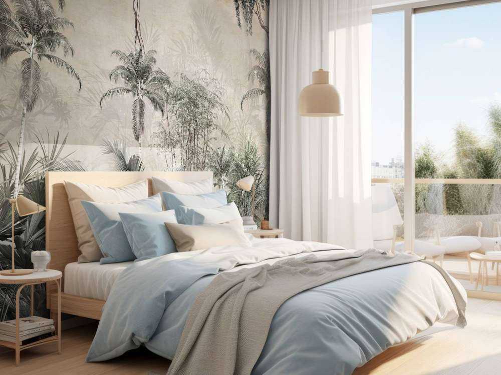 Forêt tropicale dans le brouillard