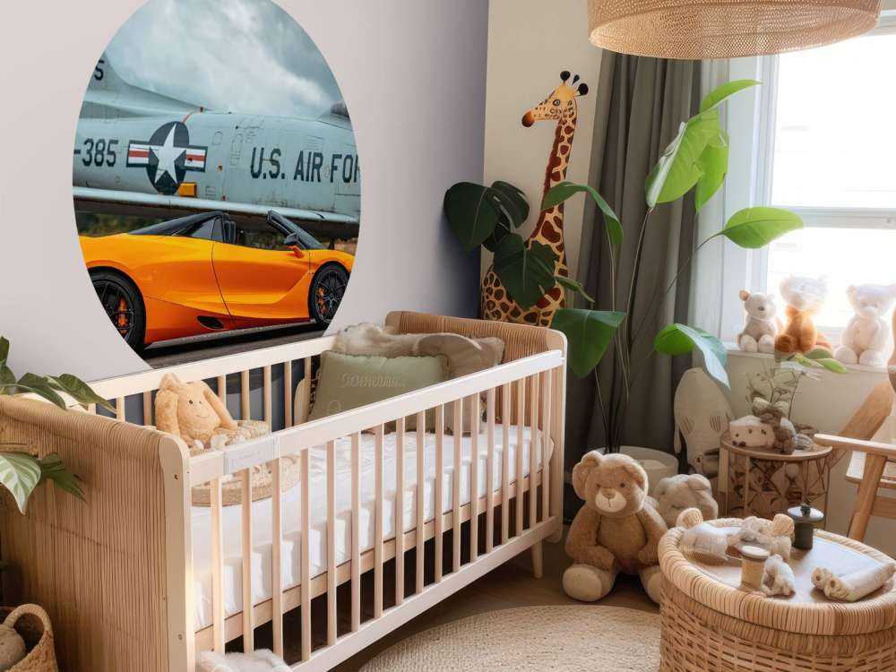 Supercar en avion de chasse