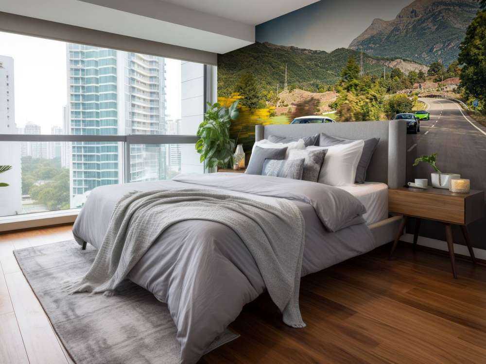 Nissan GT-R en pleine vitesse