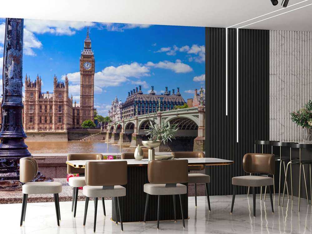 Un bouquet de roses à Londres