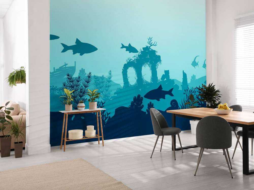 Silhouettes sous-marines