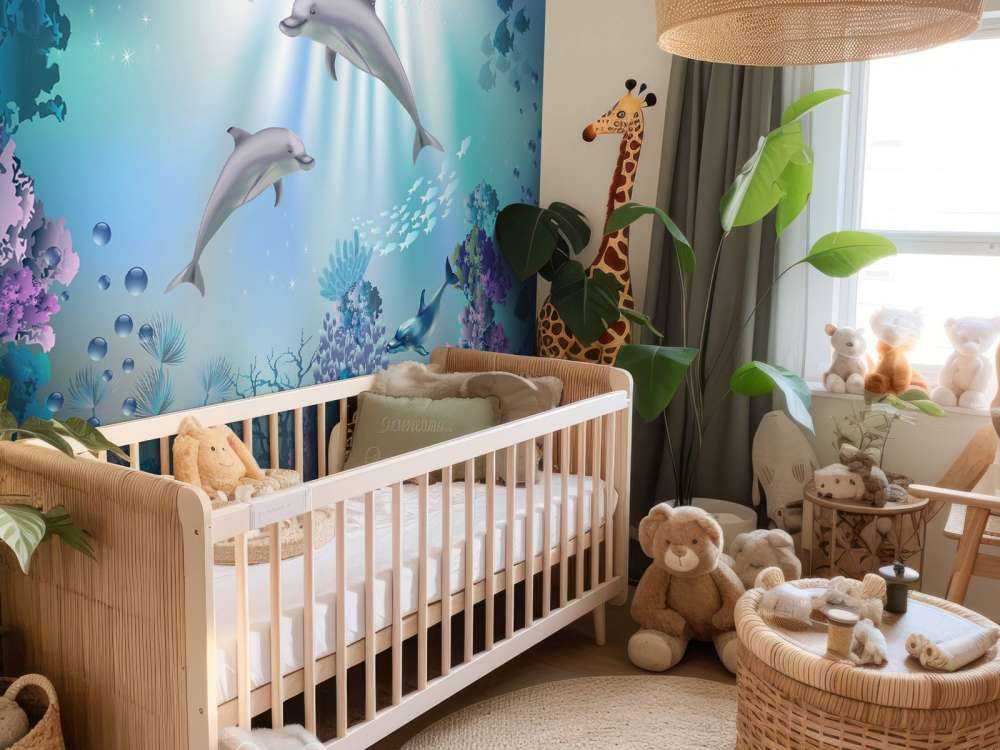 Le monde sous-marin avec les dauphins